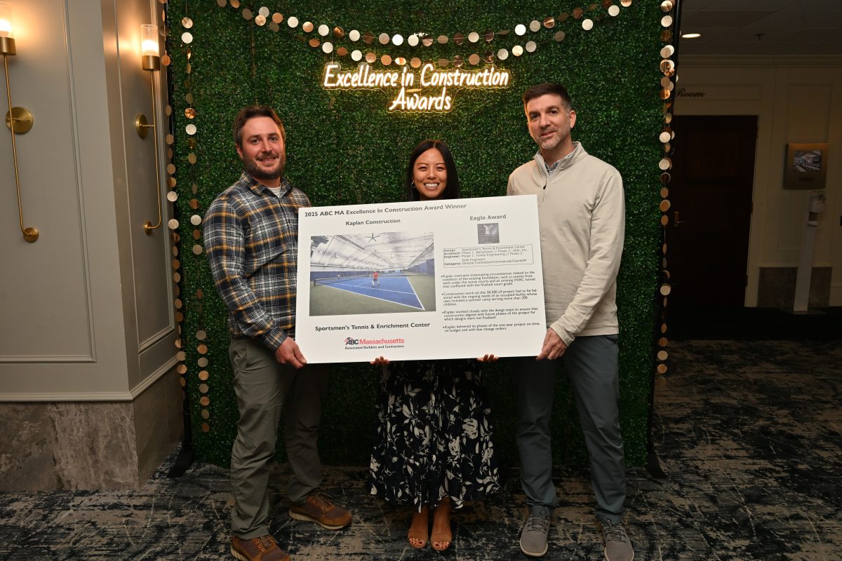 Kaplan Group Photo ABC MA Awards Credit: ABC MA